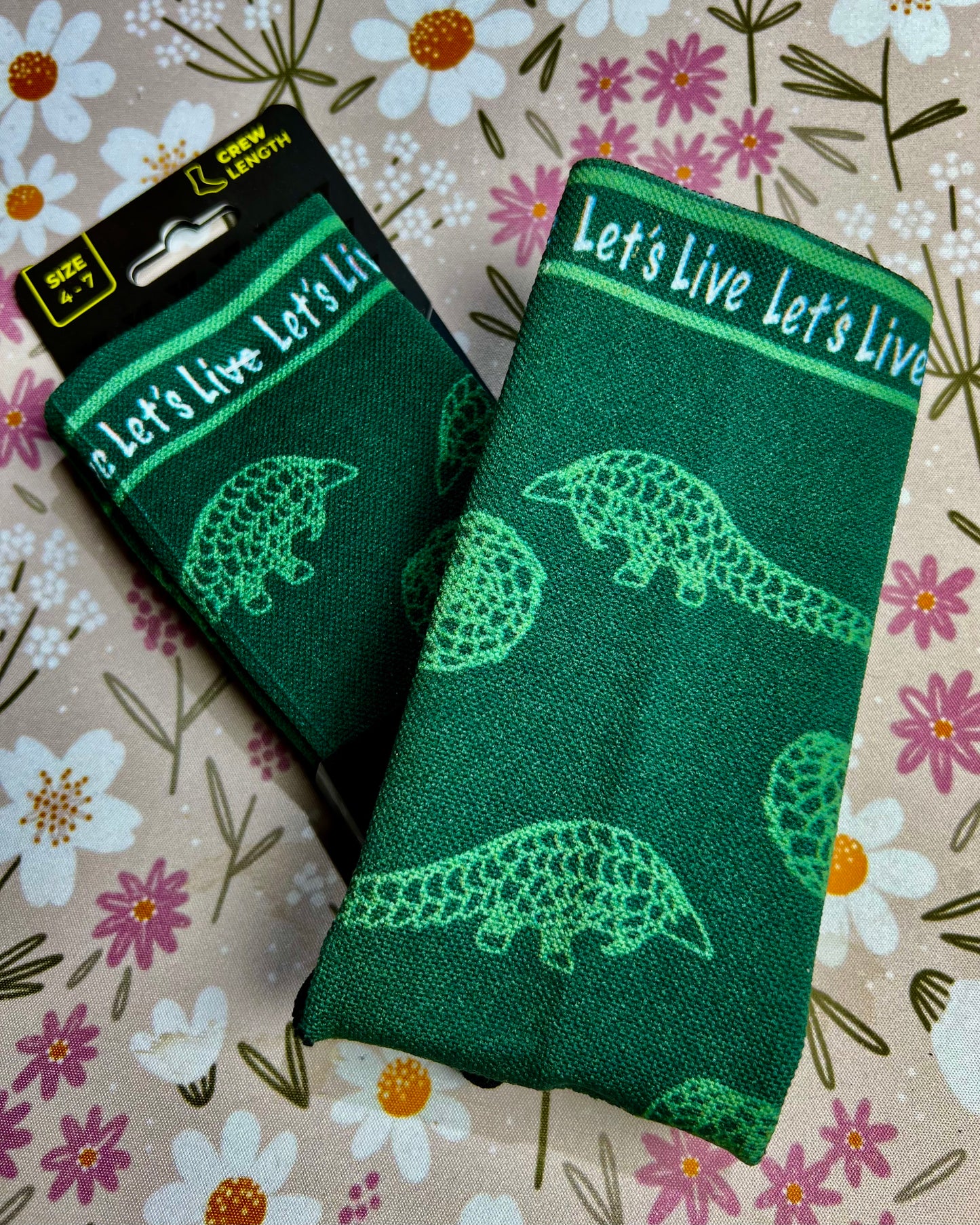 Let’s Live Pangolin Socks